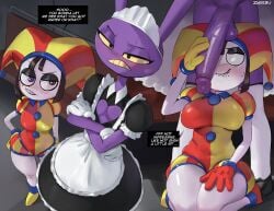 evil pomni (tadc) from glitch productions by izhardraws