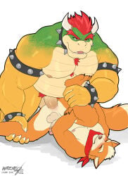 2026 2boys anal anal_penetration anthro anthro_on_anthro anthro_penetrated anthro_penetrating anthro_penetrating_anthro anus balls belly biped blush bowser bracelet canid canine digital_media_(artwork) duo erection eyes_closed fat fat_male fox fox_mccloud fur furry furry_male furry_only gay gay_sex genitals green_body hair hi_res humanoid_genitalia humanoid_penis interspecies jewelry kerchief kerchief_only koopa larger_male ligoni male male/male male_penetrated male_penetrating male_penetrating_male mammal mario_(series) mostly_nude muscular muscular_anthro muscular_male neckerchief neckerchief_only neckwear nintendo nipples orange_body orange_fur overweight overweight_anthro overweight_male penetration penile penile_penetration penis penis_in_ass red_eyes red_hair red_kerchief red_neckerchief reptile scalie sex size_difference smaller_male smaller_penetrated spiked_bracelet spikes star_fox whiskers white_body white_fur yaoi yellow_body