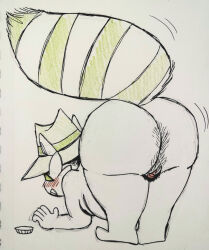 1cuntboy 2026 anthro anthro_only ass ass_focus back_view bending_over bent_over big_ass big_butt big_tail blush blush_lines blushing bottom_heavy butt butt_crack butt_focus coin cuntboy cuntboy_only fat_ass fat_butt furry furry_only genitals hairy_ass hairy_pussy happy_tree_friends hat hat_only mammal mondo_media naked nude procyonid pussy raccoon raccoon_ears raccoon_tail shifty_(htf) solo striped_tail tail thick thick_ass thick_thighs thighs traditional_media_(artwork) vagina