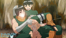 2boys anal anal_penetration anal_sex anus ass ass_grab balls bandage bandaged_arm big_balls big_penis black_eyes black_hair blush boots boruto:_naruto_next_generations bowl_cut clothing cum cumdrip cumshot dripping_cum duo erection father_and_son footwear fully_clothed gay hand_on_ass hand_on_head incest large_penis looking_at_viewer male male_only male_penetrating metal_lee naruto older_male onoro_nyo open_mouth outdoors outside penetration penis pleasure_face reverse_cowgirl_position ripped_clothing ripped_pants rock_lee sex sleeveless sleeveless_shirt smile smiling spread_legs spreading testicles toeless_boots toeless_footwear toes yaoi younger_male