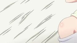 1girls 2017 2d 2d_animation animated animated_gif ass back_view backboob bare_shoulders bed bed_sheet bedroom big_ass big_breasts blue_pants breasts brown_hair closed_eyes clothed clothing eyebrows_visible_through_hair female female_focus female_only from_above green_shirt hair_bun hentai hentai_series indoors jitaku_keibiin large_ass large_breasts light-skinned_female light_skin long_sleeves loop looping_animation mature_female milf off_shoulder on_bed on_stomach open_mouth pants shiny_skin short_hair shouko_katsuragi sideboob single_hair_bun solo solo_female solo_focus suzuki_mirano