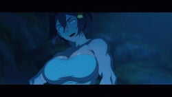 aged_up avatar_the_last_airbender bare_shoulders big_breasts blind breasts busty clevage earth_kingdom fat_breasts female female_focus female_only grey_eyes huge_breasts large_breasts muscular_female nickelodeon nickelodeon_animation_studio screencap screenshot solo solo_female solo_focus the_legend_of_aang toph_bei_fong