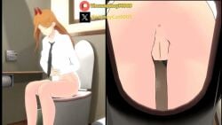 (theusagiboy1406) 1girl 1girls 3d 3d_animated 3d_animation animated animation ass bare_ass bare_legs bottomless butt_focus chainsaw_man fart fart_cloud farting feces female female_focus female_only mp4 patreon_logo patreon_username power_(chainsaw_man) scat sfm shit shitting source_filmmaker tagme turd turd_hanging_out twitter_username video