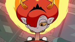 1boy 1boy1girl 1girl animated black_crown black_pupils black_tiara blowjob breasts clothed clothed_female clothed_female_clothed_male clothed_male cock_in_mouth crown demon demon_girl disney disney_channel disney_xd eyelashes fellatio female headwear hekapoo horns human indoors interspecies longer_than_4_minutes longer_than_one_minute looking_at_partner looking_up looking_up_at_partner lovestar male male_pov marco_diaz mp4 no_sound oral orange_iris orange_portal penis portal pov red_hair sex star_vs_the_forces_of_evil straight tiara video white_skin yellow_horns yellow_sclera
