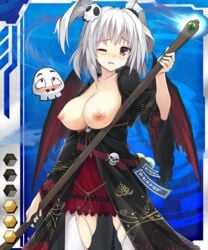 breasts hokkana misa_(taimanin_asagi_battle_arena) shiny taimanin_asagi_battle_arena taimanin_asagi_battle_arena_all_card_gallery