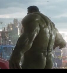 1boy ass hulk hulk_(series) male male_only mark_ruffalo marvel marvel_cinematic_universe screencap tagme thor:_ragnarok thor_(series)