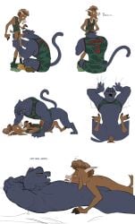 1boy 1girls 2026 absurd_res age_difference amugea animal_noises anthro anthro_on_anthro anthro_penetrated anthro_penetrating anthro_penetrating_anthro athletic_wear balls basketball_uniform black_clothing black_eyebrows black_footwear black_hooves black_socks black_text bleating blush bodily_fluids bottomwear bottomwear_down bovid brown_balls brown_body brown_ears brown_eyes brown_facial_hair brown_fur brown_glans brown_goatee brown_hair brown_penis brown_pubes brown_tail caprine clothed clothing crossed_legs duo english_text erection eye_contact eyebrows eyelashes facial_hair felid fellatio female floppy_ears footwear fur genitals glans goat goat_(movie) goatee green_bottomwear green_clothing green_eyes green_footwear green_shirt green_shoes green_shorts green_topwear grey_body grey_fur grey_spots grey_tail gym_bottomwear gym_shorts hair hand_on_head hi_res hoof_hands hooves horizontal_pupils horn humanoid_genitalia humanoid_penis interspecies jett_fillmore larger_female larger_penetrated leopard looking_at_another looking_down looking_down_at_partner looking_pleasured looking_up_at_partner male male_anthro male_penetrating male_penetrating_female mammal markings melanistic multicolored_clothing multicolored_footwear multicolored_shoes muscular muscular_anthro muscular_female older_female older_female_and_younger_male oral oral_penetration orange_clothing orange_footwear orange_shoes pantherine partially_clothed penetration penile penile_penetration penis penis_in_mouth pink_nose pink_tongue pubes pupils purple_clothing purple_footwear purple_shoes red_text sex sharp_teeth shirt shoes short_hair short_tail shorts shorts_around_ankles shorts_down simple_background sitting size_difference sleeveless_shirt smaller_male sneakers snout socks sportswear spots spotted_body spotted_fur standing sweat sweaty_face tail teeth text tongue tongue_out topwear two_tone_clothing two_tone_footwear two_tone_shoes uniform whiskers white_background white_horn white_whiskers will_harris will_harris_(goat_movie) yellow_clothing yellow_footwear yellow_sclera yellow_shoes younger_male 4_fingers abs all_fours areola arm_support biceps biped bottomless bottomless_anthro bottomless_female bottomless_male breasts claw_marks cloven_hooves countershading digitigrade disembodied_hand disembodied_penis female_anthro female_penetrated fingers from_front_position grey_areola grey_ears grin humanoid_vulva lying male/female multicolored_body multicolored_fur narrowed_eyes nervous nervous_smile on_back open_mouth penis_in_vagina pointy_ears prick_ears purple_inner_ear raised_clothing raised_shirt raised_topwear small_breasts smile spread_legs spreading tan_body tan_fur tan_horn two_tone_body two_tone_fur unguligrade urethra vaginal vaginal_penetration vulva wide_eyed after_sex blush_lines claws dialogue eye_roll finger_claws grey_nipples half-closed_eyes hands_behind_head looking_at_partner lying_on_partner medium_breasts nipples nude nude_anthro nude_female on_front pillow side_view talking_to_another talking_to_partner