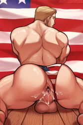 1boy after_anal after_penetration after_sex american_flag anus_focus ass ass_focus asscheeks avengers back back_muscles back_view bara biceps blonde blonde_hair blonde_male blue_eyes captain_america caucasian caucasian_male cum cum_drip cum_in_ass cum_inside cum_on_ass cum_on_balls dat_ass daydreamerjim flag gape gay human human_only light-skinned_male light_skin looking_at_viewer male male_focus male_only manly marvel marvel_comics muscle muscles muscular muscular_male muscular_thighs on_floor on_ground presenting presenting_anus presenting_ass presenting_butt presenting_hindquarters solo solo_focus solo_male steve_rogers testicles thick_thighs thong underwear underwear_aside underwear_only yaoi