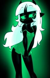 jek_korpen nikki_(jek_korpen) 1girls solo solo_female female female_only standing upper_body front_view facing_viewer looking_at_viewer simple_background green_background monster monster_girl humanoid no_panties no_bra no_humans not_furry no_underwear 2d 2d_(artwork) digital_media_(artwork) digital_drawing_(artwork) hi_res pose posing cute_face cute white_hair long_hair horns horned_humanoid horned_female demon_horns black_body black_skin dark_skin dark-skinned_female smooth_skin green_sclera black_eyes green_freckles freckles freckles_on_face freckled_face half-closed_eyes narrowed_eyes bedroom_eyes seductive seductive_look seductive_eyes seductive_pose no_mouth leaning_forward bent_forward nightgown nightgown_only functionally_nude functionally_nude_female clothing clothes barely_clothed skimpy skimpy_clothes revealing_clothes transparent_clothing see-through see-through_clothing see-through_nightgown transparent_night_gown small_breasts breasts flat_chest flat_chested 4_fingers thick_thighs thighs big_thighs slim_waist slim slim_girl thin_waist thin_female thin curvy_figure curvy curvy_female curvy_body curvaceous curvaceous_figure curvaceous_body curvaceous_female fit fit_female athletic athletic_female eyebrows eyebrows_raised raised_eyebrows mostly_nude mostly_nude_female casual casual_nudity casual_exposure obscured_pussy pussy_obscured obscured_nipples petite petite_body petite_female petite_breasts bare_shoulders bare_legs bare_thighs bare_arms bare_skin exposed_breasts exposed exposed_torso exposed_shoulders ass butt bubble_butt bubble_ass shiny_skin shiny shiny_body shiny_thighs shiny_legs glistening glistening_body glistening_skin glistening_eyes glistening_thighs oc original original_character