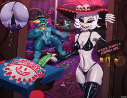 alastor (hazbin hotel) from hazbin hotel by ichimoral