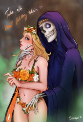 sandro heroes_of_might_and_magic_3 pixie necromancer seductive_pose suggestive_gesture