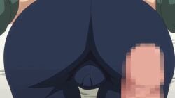 1boy 1girls 2017 2d 2d_animation animated animated_gif anus ass ass_focus ass_jiggle ass_shake back_view bed bed_sheet bedroom big_ass blue_pants body_blush bubble_butt cameltoe clothed clothes_pull clothing erection fat_mons female female_focus from_behind hentai hentai_series huge_ass imminent_penetration imminent_rape imminent_sex indoors jiggling_ass jitaku_keibiin large_ass loop looping_animation male mature_female milf mosaic_censoring on_bed on_stomach panties panties_down pants pants_down pants_pull penis puckered_anus puffy_pussy pulling_another's_clothes pulling_down_pants purple_panties pussy pussy_focus round_ass shiny_skin shouko_katsuragi solo solo_female solo_focus suzuki_mirano thick_ass top-down_bottom-up vagina