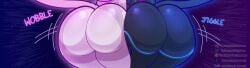 2girls 808_(hi-fi_rush) big_ass bubble_butt female furry huge_ass iamaneagle_(artist) outletdraws tagme thick_thighs wide_hips