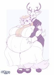 beastars big_breasts breasts elbunny female furry huge_breasts juno_(beastars) louis_(beastars) pregnant tagme thick_thighs wholesome wide_hips