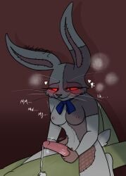 anthro bodily_fluids breasts cum duo ejaculation female five_nights_at_freddy's five_nights_at_freddy's:_security_breach five_nights_at_freddy's_3 genital_fluids genitals hi_res lagomorph leporid male male/female mammal masturbation naholadydragon penis rabbit scottgames springtrap springtrap_(fnaf) steel_wool_studios vanny_(fnaf)