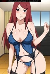 ai_generated aindroidparanoid bedroom big_breasts black_socks blush boruto:_naruto_next_generations bra breasts covered_nipples gigantic_breasts gray_hair huge_breasts indoors kushina_uzumaki large_breasts lingerie long_hair massive_breasts mommy naked narrow_waist naruto naruto_(classic) naruto_(series) naruto_shippuden nipples panties pussy red_hair socks stable_diffusion stockings straight_hair thigh_socks thighhighs uzumaki_kushina voluptuous