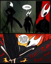 2025 2d 2d_(artwork) 2d_artwork 3_panel_comic 5_fingers abstract_background antenna_hair antennae antennae_(anatomy) anthro anthro_only big_balls big_breasts big_penis black_body blush blush blush_lines blushing_female breasts bug bug_girl close-up closed_eyes comic cum cum_in_pussy cum_inside cumming cumming_in_pussy cumming_inside cumming_while_penetrating curvaceous curvy curvy_female curvy_figure dialogue dialogue_bubble duo erect_nipples female_only frown frowning futanari futanari/female futanari_penetrating grass grass_field half-erect hand_on_hip hands_on_hips hollow_knight hollow_knight:_silksong hornet_(hollow_knight) huge_balls huge_cock huge_cock hyper hyper_penis idolomantises insect_girl insect_humanoid insectoid insects leaking_cum legs_apart legs_spread looking_up making_fun_of massive_penis mating_press medium_breasts mocking mothmilfs naked naked_female naked_futa nipples nude nude_female orgasm pink_blush plap plap_(sound) proud proud_of_his_cock public public_exposure public_indecency public_nudity public_sex sex shakra_(hollow_knight) short_female show_off showing_off silksong slender slender_body slender_waist squat squatting sweat sweatdrop sweating sweaty sweaty_body tall_female team_cherry teasing text thick thick_ass thick_legs thick_thighs thin vaginal_insertion vaginal_penetration vaginal_penetration vaginal_sex veiny veiny_penis wide_hips wide_thighs