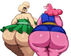 ass_focus ass_up bbw big_ass big_belly big_butt bigbootybitches bird chubby chubby_female fat_ass petunia petunia_(dyna_soar) sssonic2