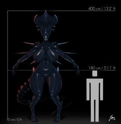 1boy 1girls alien alien/human alien_(franchise) alien_girl big_breasts huge_breasts humanoid size_difference smaller_male taller_female taller_girl xenomorph xenomorph_queen zen_draws zenfry