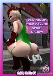 1boy 3d anal anal_insertion ass ass_focus beret big_ass big_butt big_thighs blonde blonde-haired_male blonde_futa blonde_hair bubble_ass bubble_butt bussy butt_focus buttplug cammy_white capcom crossdressing ebony femboy futa_only futanari green_bikini green_clothing intersex leotard light-skinned_male lucyluvbunz male male_only second_life sissy sissydom solo spandex spandex_suit squat squatting street_fighter thicc thicc_ass thicc_thighs thick thick_ass thick_butt thick_hips thick_legs thick_thighs video_game_controller video_games wide_ass wide_hips wide_thighs