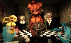 balloon boy (fnaf) from fazclaire's nightclub by cally3d