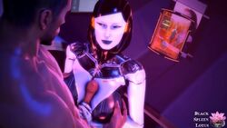 1robot 3d animated big_breasts blackspleenlotus breasts cleavage commander_shepard edi erection female human large_breasts male maleshep mass_effect no_sound paizuri pale_skin penis red-tinted_eyewear source_filmmaker straight technophilia tinted_eyewear video visor