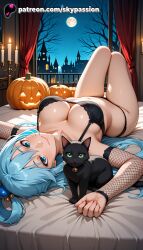 aqua (konosuba) from halloween by skypassion