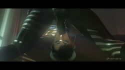 1boy 1girls 3d 3d_animation anastiansa animated bedroom bedroom_blowjob blowjob blowjob_face chun-li chun-li_(street_fighter_6) dark-skinned_male dark_skin deepthroat deepthroat_no_hands face_fucking fellatio interracial patreon penis self_upload street_fighter sword_swallowing_position tagme video