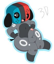 1femboy adorable animate_inanimate anthro balls canid canine chubby chubby_anthro chubby_femboy curvaceous curvaceous_figure curvaceous_hips curvaceous_thighs cute cute_face domestic_dog eyelashes femboy foreskin gray_body grey_skin happy happy_face looking_at_viewer mammal mostrainbow nintendo nintendo_switch open_mouth open_smile overweight overweight_anthro overweight_femboy penis phimosis shortstack small_nose solo solo_femboy solo_focus switch_dog switchy_(joaoppereiraus) thick thick_hips thick_legs thick_thighs voluptuous voluptuous_anthro voluptuous_body voluptuous_femboy