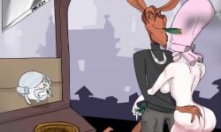 1girl2boys 1girls 2boys 2boys1girl 2d 2d_(artwork) 2d_artwork 5_fingers absurd_res accurate_art_style accurate_body_type alternate_version_available anthro anthro_on_human ass ass_focus ass_grab australian betrayal big_ass big_lips big_penis black_shirt brown_body brown_eyes brown_fur brown_hair brown_nose bulge bulge_through_clothing bulge_under_clothes captured cheating cheating_girlfriend color colored crying cucked_by_friend deception dumptruck_ass eddydads facial_hair fat_ass female flipping_off forced_to_watch fur furry furry_male goatee godfrey_the_roo_(skeleton_staff) grabbing grabbing_another's_ass grabbing_ass grey_eyes grey_hair guillotine hair_over_one_eye headwear headwear_only hi_res history hugging human human_on_anthro humanoid imminent_sex interspecies jewelry kangaroo light-skinned_female light-skinned_male light_skin looking_at_another marsupial middle_finger money musician naked naked_female necklace nude_female nude_female_clothed_male orange_body orange_fur outdoors penis_bulge penis_outline penis_visible_through_clothing pierced_ears piercing piercings pink_hair plump plump_ass powdered_wig public_sex restrained self_upload shading shorter_female sideboob sideburns sidelocks skeleton_staff_(band) smile smiling smirk smirking smoke smoking smug smug_face smug_grin stanton_marriott_(skeleton_staff) stealing stuck stuck_in_object tail taller_male tan_body tan_fur tan_skin trapped unseen_female_face uploaded_by_artist watching wig youtube youtuber