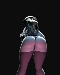 1girls 3d animated armwear ass_focus ass_slap background_music bent_over big_ass big_breasts black_hair choker female female_only grey_body horns huge_breasts jiggling_ass jojomingles large_breasts looking_back music pale-skinned_female pale_skin phalia red_eyes scrag_(modeler) sideboob simple_background slapping_butt slapping_own_ass sound thighhighs video walk_cycle walking wide_hips