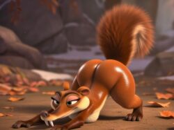 1girls ai_assisted ai_generated anthro anthro_female anthro_only ass ass_crack ass_focus big_ass big_butt booty brown_body brown_fur fangs fat_ass fat_butt female female_anthro female_only feral forest_background fur furry furry_female furry_only furry_tail huge_ass ice_age_(film) ice_age_(series) mammal parody parody_porn saber-toothed_squirrel sabertooth_(anatomy) sciurid shaking_ass short_stack shortstack solo solo_female sorenstein squirrel tail teeth thick thick_ass thick_thighs thighs