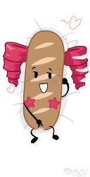 accurate_art_style anthro baguette baguetteto battle_for_dream_island battle_for_dream_island_again bfdi bfdia bread dakimakura dakimakura_design first_porn_of_character jacknjellify jnj kasane_teto kasane_teto_(cosplay) object_show object_show_community object_shows osc pussy pussy_juice recommended_character_(bfdi) red_hair synthesizer_v tagme utau wet wet_pussy what