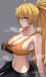 yang xiao long from rwby by cslucaris