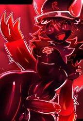 1futa anthro areola arms artist_name balls bandage bandage_on_nipples belly belly_button black_skin breasts dark-skinned_futa dark_skin dick dickgirl forsaken_(roblox) fur futa_only futanari guest_666_(forsaken) high_resolution horns humanoid humanoid_genitalia humanoid_penis itz_zekex long_hair medium_breasts monster monster_girl naked non-human open_mouth paws penis red_eyes red_horns roblox roblox_game robloxian shaggy_hair sharp_teeth stomach_bulge teeth teeth_showing thighs tongue
