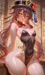 hu tao (genshin impact) from genshin impact by slombert