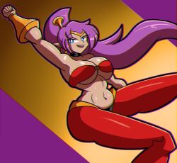 1girls cute dark-skinned_female robveemo shantae shantae_(character) wayforward