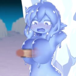 1boy 1boy1girl 1girls animated armpit armpits arms_up blush blushing boobjob breast_grab cum disembodied_hand disembodied_hands disembodied_penis dubious_consent ejaculation ejaculation_between_breasts live2d monster_girl paizuri penis perpendicular_paizuri questionable_consent rmtwo slime slime_girl sound straight straight_sex stuck stuck_in_wall tagme titfuck titjob video