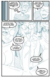 2boys 3girls 3girls1boy bbw big_breasts big_penis blush boner breasts breasts_out cock comic comic_page dialogue dialogue_bubble drooling english english_text eridan_ampora feferi_peixes glasses homestuck homestuck_troll horn horns huge_breasts huge_cock ms_paint_adventures penis penis_out shamefuldisplay sharp_teeth shirt_up sketch small_breasts small_tits sollux_captor tagme terezi_pyrope text text_bubble tongue troll_(homestuck) undressing vriska_serket white_background