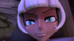 1futa 3d animated ass_clapping atomicgato big_ass blue_eyes bouncing_ass captured cat_ears cat_tail clapping_cheeks dark-skinned_futa dark_skin detachable_head dullahan flaccid flaccid_penis forced futa_focus futa_only futanari huge_ass nadia_fortune short_hair skullgirls small_penis solo_futa sound source_filmmaker tagme thick_thighs thunder_thighs twerking video weapon white_hair
