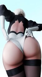 yorha 2b from nier by rebertyspice