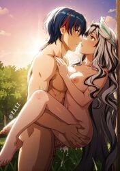 1boy 1girls ai_generated alear_(fire_emblem) alear_(fire_emblem)_(male) brother_and_sister brother_kissing_sister completely_naked completely_nude echoanomaly female fire_emblem fire_emblem_engage half-siblings hondaranya incest intercourse kissing kissing_while_penetrated leg_lock legs male nude nude_female nude_male sex tagme veyle_(fire_emblem) video