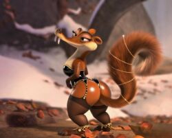 1girls ai_assisted ai_generated anthro anthro_female anthro_only ass ass_crack ass_focus big_ass big_butt blue_sky_studios booty brown_body brown_fur clothed_anthro clothed_feral clothing fangs fat_ass fat_butt female female_anthro female_only feral forest_background fur furry furry_female furry_only furry_tail garter huge_ass ice_age_(series) legwear lingerie lingerie_on_feral mammal parody parody_porn pleistocene saber-toothed_squirrel sabertooth_(anatomy) sciurid shaking_ass short_stack shortstack solo solo_female sorenstein squirrel tail teeth thick thick_ass thick_thighs thighhighs thighs