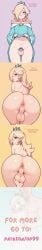 1boy ai_generated anus ass balls ballsack big black blush cage chastity chest cute eyes eyeshadow feet femboy feminine flaccid flat focus foreskin glasses hair huge human legs lipstick male messy mole mouth nail nails no onto otoko out panties peach penis polish presenting princess princess_rosalina puckered purple round sissification sissy thighs