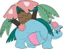 2015 3_toes alpha_channel animal_genitalia ass claws erection feral flora_fauna flower full-length_portrait genital_slit green_scales half-closed_eyes heyitshappydoodles leaf looking_at_viewer looking_back male mega_evolution mega_venusaur nintendo nude penis pink_penis plant pokémon_(species) pokemon portrait presenting presenting_hindquarters presenting_penis quadruped raised_leg rear_view red_eyes scales scalie simple_background slit solo tapering_penis thick_penis toe_claws toes toony transparent_background tree vein veiny_penis venusaur video_games vines white_claws