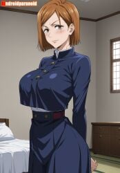 1girls ai_generated aindroidparanoid ass ass big_ass big_breasts big_butt breasts busty curvy cute fat_ass female female_only hair hi_res hips huge_ass huge_breasts human jujutsu_kaisen kugisaki_nobara large_ass large_breasts legs narrow_waist nobara_kugisaki slim_waist tagme thick_ass thick_thighs voluptuous waist wide_hips