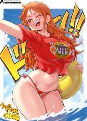 nami (one piece) from one piece by lewdamone