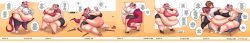 2girls bbw dragon_girl dragon_tail english_text fat fat_female feeding female female_only horns obese obese_female overweight overweight_female sauteedloin ssbbw weight_gain weight_gain_female