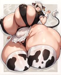 ai_generated breasts cow_print drakengard female huge_breasts jpg moo_bitch nier nier:_automata nier_(series) overweight_female plump_female ponderousorbs tagme thick_thighs twitter_link wide_hips yorha_2b