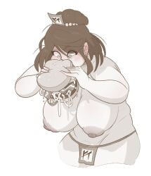 food-and-tiddy girl (dabble) fan art